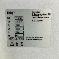 Bbraun Dialog+ Evo - Dialysis image 3
